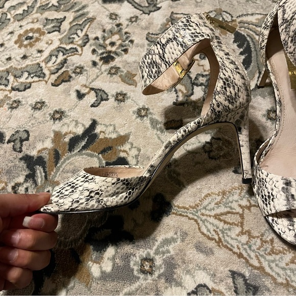 LOUISE ET CIE Gordon High Heel Python Sandal - Picture 3 of 6